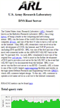 Mobile Screenshot of h.root-servers.org